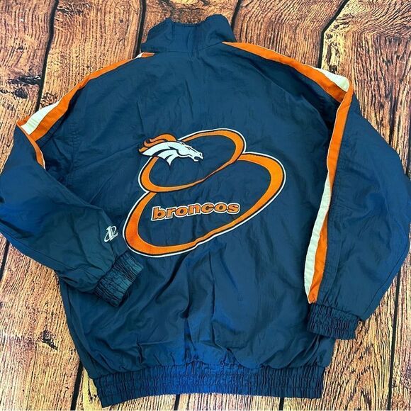 Youth Logo‎ Athletic NFL Pro Line Denver Broncos WindbreakerJacket Size M - Picture 12 of 12